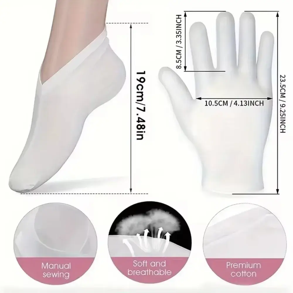 Foot Care Tools Touch Screen Moisturizing Gloves Moisturizing Socks Hand Spa Exfoliating Cracked Dead Skin Remover Treatment