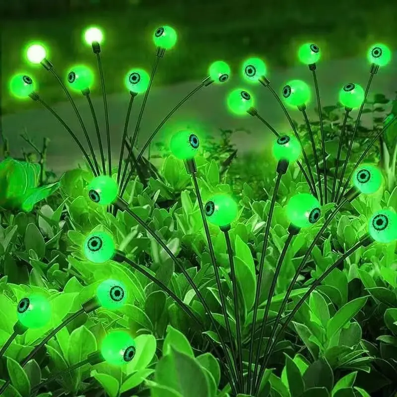 Halloween Ghost Eye Grounded Decorative Light Solar Light String Eye Light Outdoor Courtyard Festival Decoration