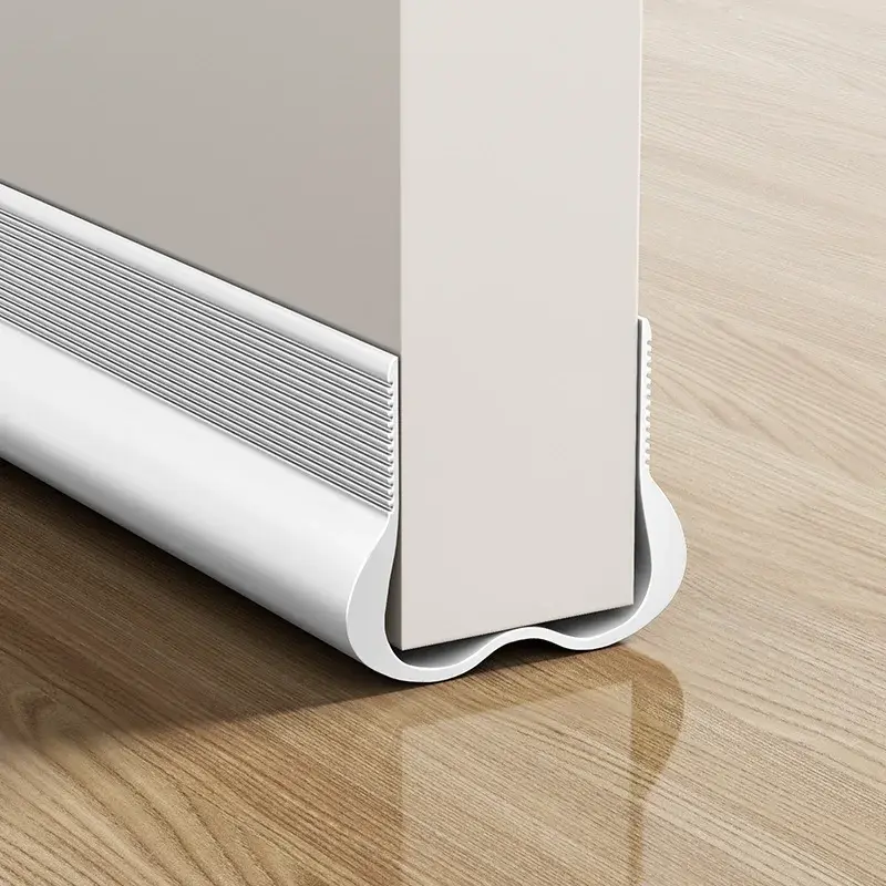 New PVC Flexible Door Bottom Sealing Strip Under Door Draft Stopper Strip OundProof Gasket Weatherstrip Window Draft Guard