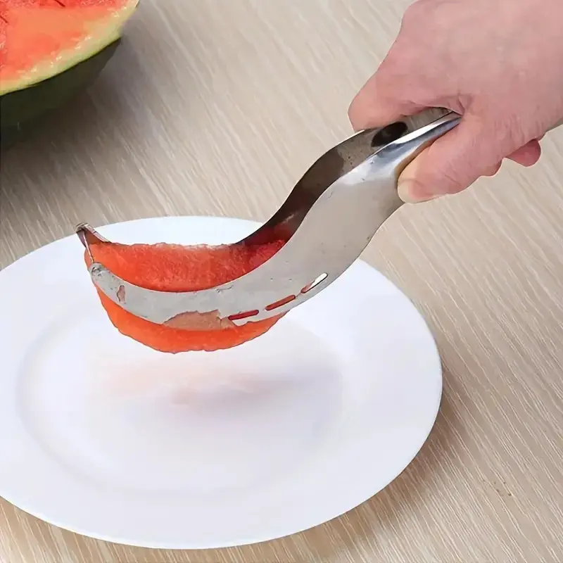 New Stainless Steel Sliced Watermelon Quick Watermelon Cutting Tool Multi Functional Slicer Fruit Slicer Stainless Steel Tool