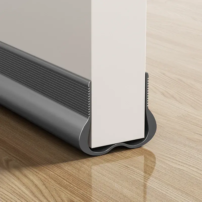 New PVC Flexible Door Bottom Sealing Strip Under Door Draft Stopper Strip OundProof Gasket Weatherstrip Window Draft Guard