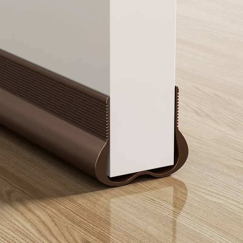 New PVC Flexible Door Bottom Sealing Strip Under Door Draft Stopper Strip OundProof Gasket Weatherstrip Window Draft Guard