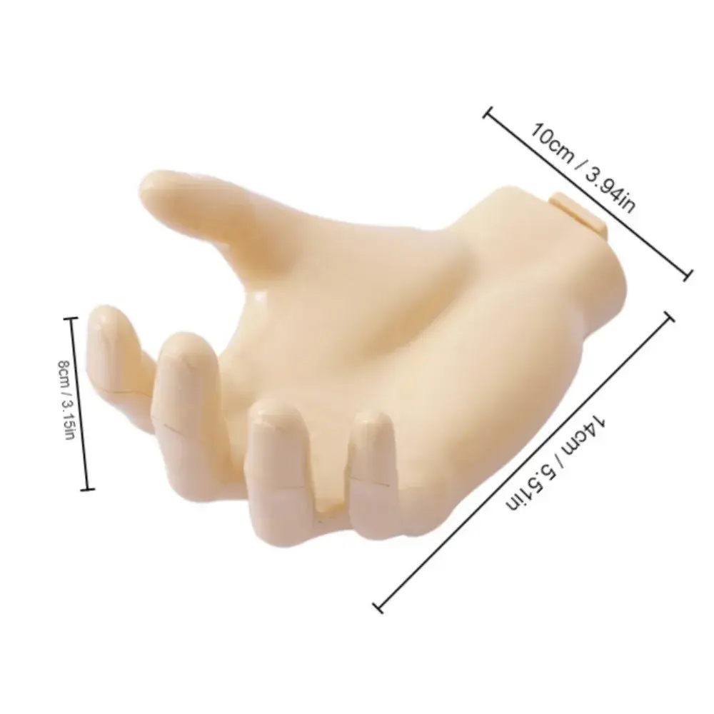 New No Need To Punch A Bathroom Soap Rack Hook Hand Shaped Wall Strong Home Wall Storage Key Headphone Hook Holder Tissue Holder