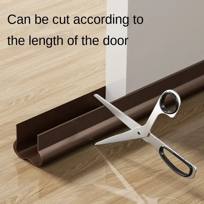 New PVC Flexible Door Bottom Sealing Strip Under Door Draft Stopper Strip OundProof Gasket Weatherstrip Window Draft Guard
