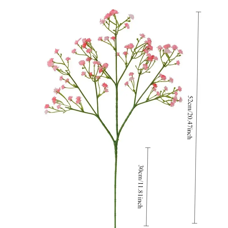 New Simulated Starry Sky with 3 Forks Soft Rubber Bundle Hand held Flowers, Simulated Flowers, Wedding Home Decor, Fake Bouquet