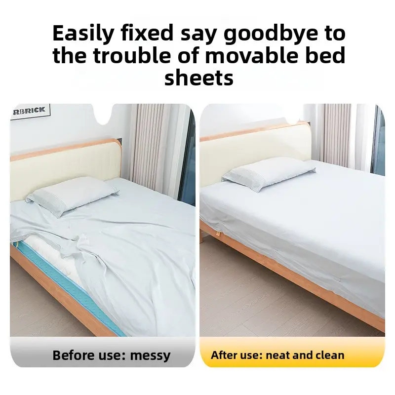 New 4PCS Bed Sheet & Cover Fasteners Anti - Slip Clips Bedroom Organizer Bed Cover Fixing Clip Invisible Buckle