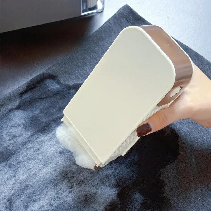 2025 New Household Anti Slip Draining Soap Storage Box Stain Remover Brush with Dense & Soft Bristles Soap Frother