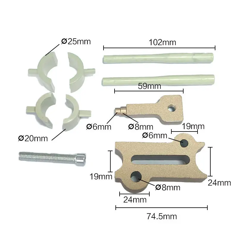 Industrial - Grade PPR Water Pipe Repair Tool  Hot Melt Repair Broken Water Pipe Divided Into Four and Six Pipes Leak Sealing