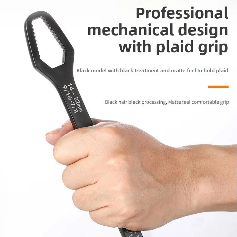 2025 New Universal Double Headed Wrench - Ended Wrench Bidirectional Opening Detachable Design Sizes 8 - 13mm & 14 - 24mm