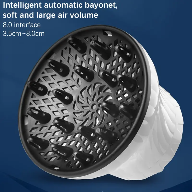 Universal Hair Diffuser Adaptable For Blow Dryers With Rotatable Design Curly Hair Large Wind Hood Fixed Shape Dispersing Wind