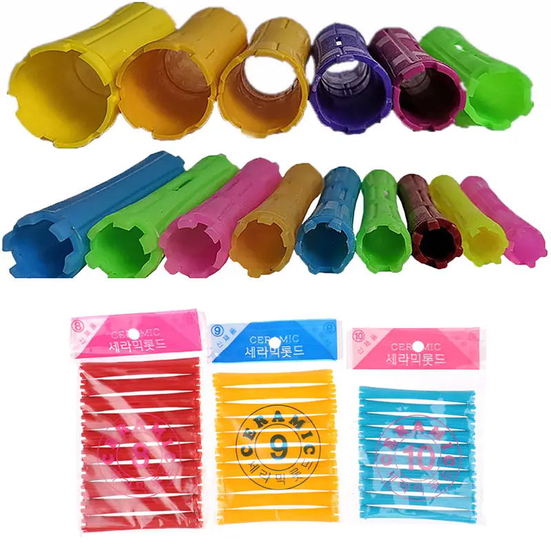 1set 1-2.2cm Heatless Hair Care Hair Curler Roller Grip Styling Roller Curlers Styling Home Use Hair Rollers Hairdressing DIY