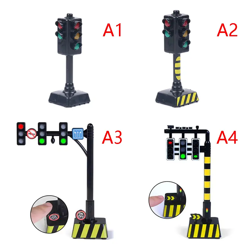 Early safe education Educational Toy Traffic Lights Model Kids Early Educational Playset Toy for Kids Toddler