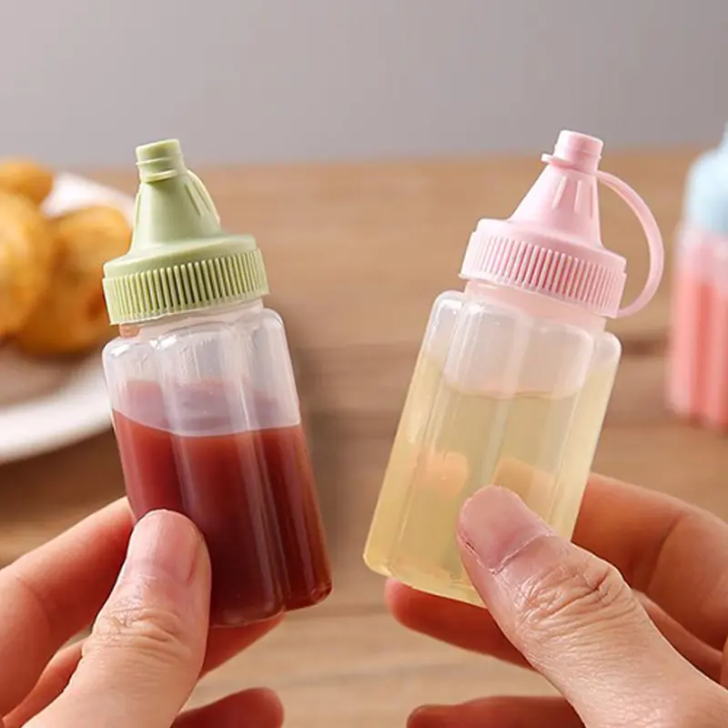 Mini Sauce Squeeze Plastic Seasoning Box Cat Claw Condiment Dressing Salad Dressing Containers For Outdoor Barbecue Camping
