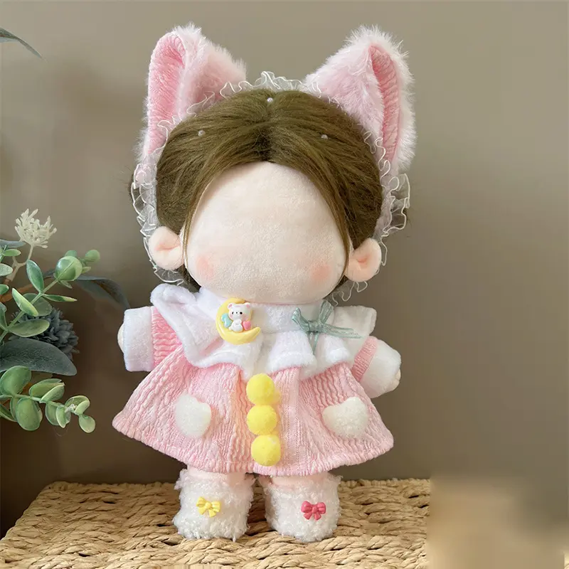 For 20cm Idol Doll Doll Clothes Outfit Accessories Cute College Dress Cosplay Plush Doll Clothes For Super Star Dolls Toys Gift