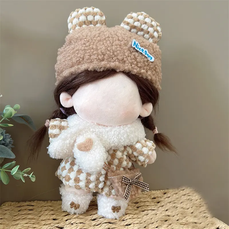 For 20cm Idol Doll Doll Clothes Outfit Accessories Cute College Dress Cosplay Plush Doll Clothes For Super Star Dolls Toys Gift