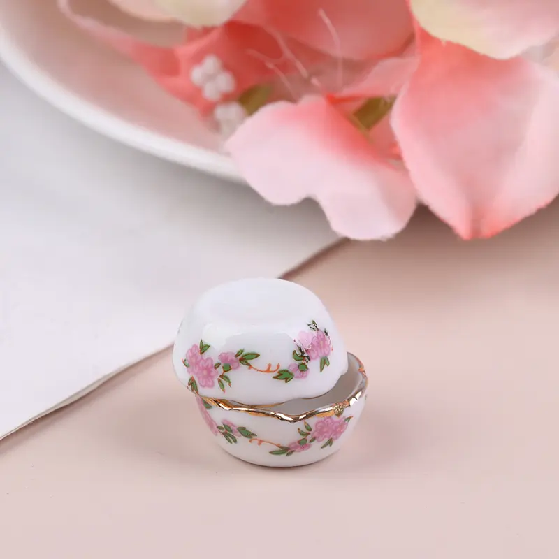 1:12 Miniature Furniture Vintage Dessert plate DIY Miniatures For Dollhouses
