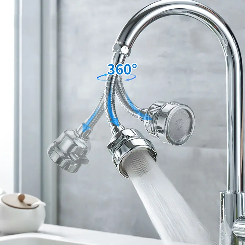 Universal 3Mode Kitchen Faucet Adapter Aerator Shower Head Pressure Home Water Saving Bubbler Splash Filter Tap Nozzle Connector