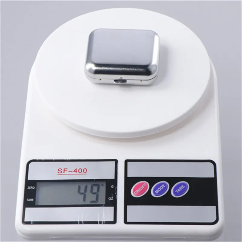 N2HAO Smallsweet Stainless Steel Square Pocket Ashtray metal Ash Tray Pocket Ashtrays With Lids Portable Ashtray