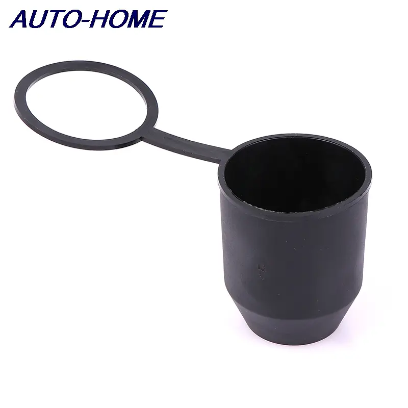 Universal 50mm Auto Tow Bar Ball Cover Accessories Durable Black Cap Towing Hitch Caravan Car Trailer Towball Protective Cover