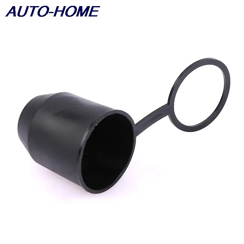 Universal 50mm Auto Tow Bar Ball Cover Accessories Durable Black Cap Towing Hitch Caravan Car Trailer Towball Protective Cover