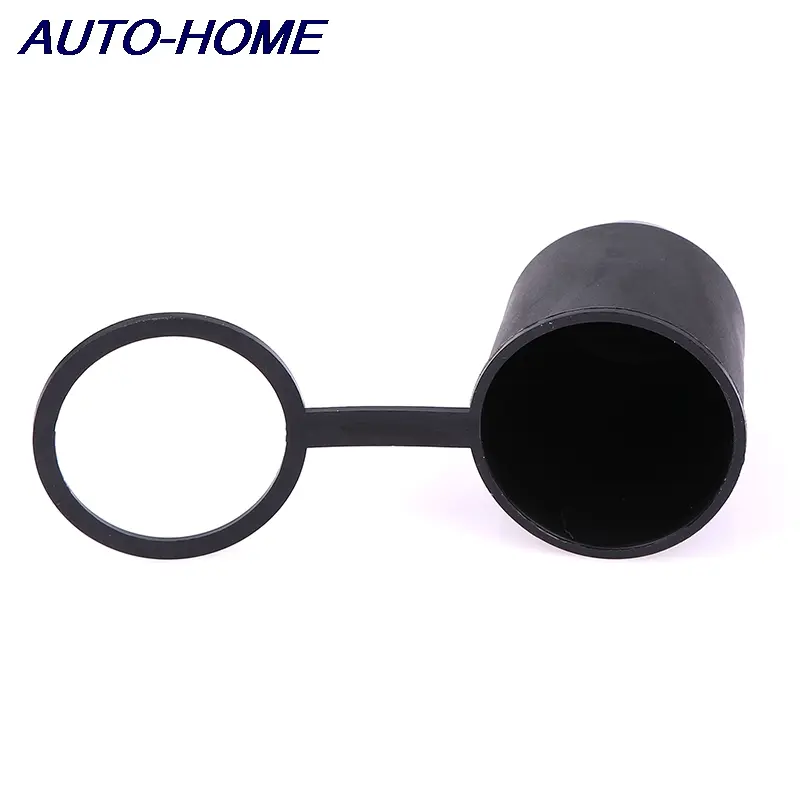 Universal 50mm Auto Tow Bar Ball Cover Accessories Durable Black Cap Towing Hitch Caravan Car Trailer Towball Protective Cover