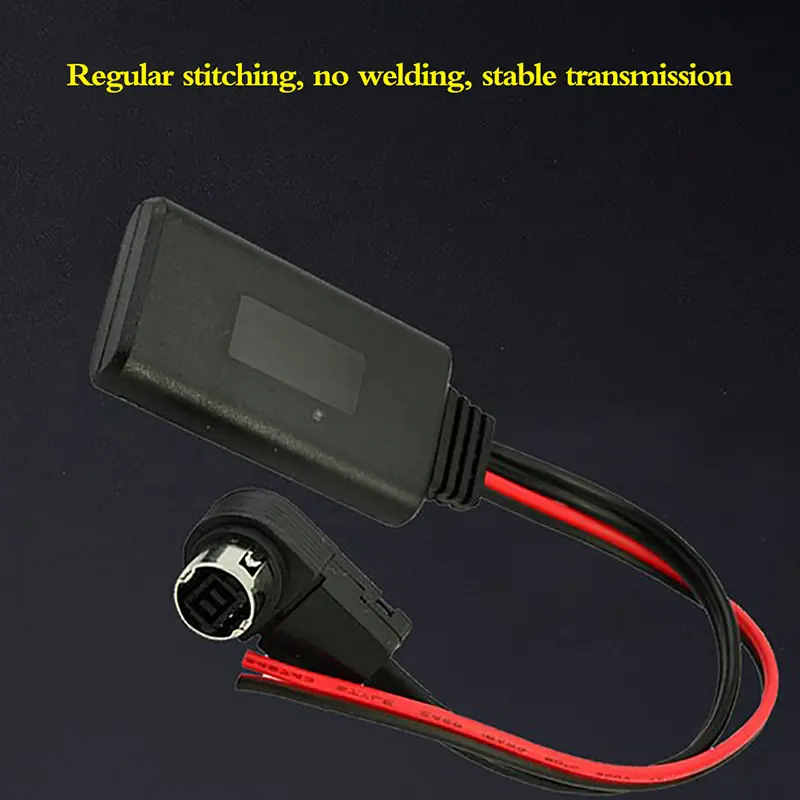 1Pc Bluetooth Aux Audio Adapter Cable For Alpine KCA-121B AI-NET CDA-9857 CDA-9886 CDA-117 JVC KS-U58 PD100 U57 U29