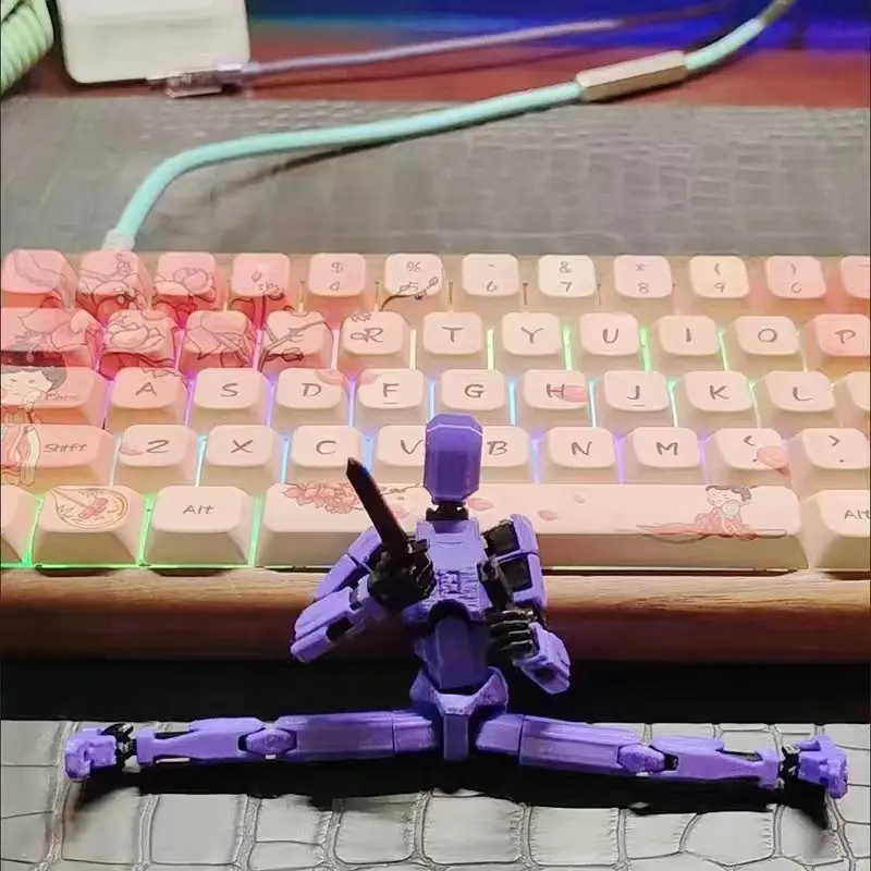Multi-Jointed Movable Shapeshift Robot 2.0 3D Printed Mannequin Dummy 13 Action Figures Toys Kids Adults Parent-children Game