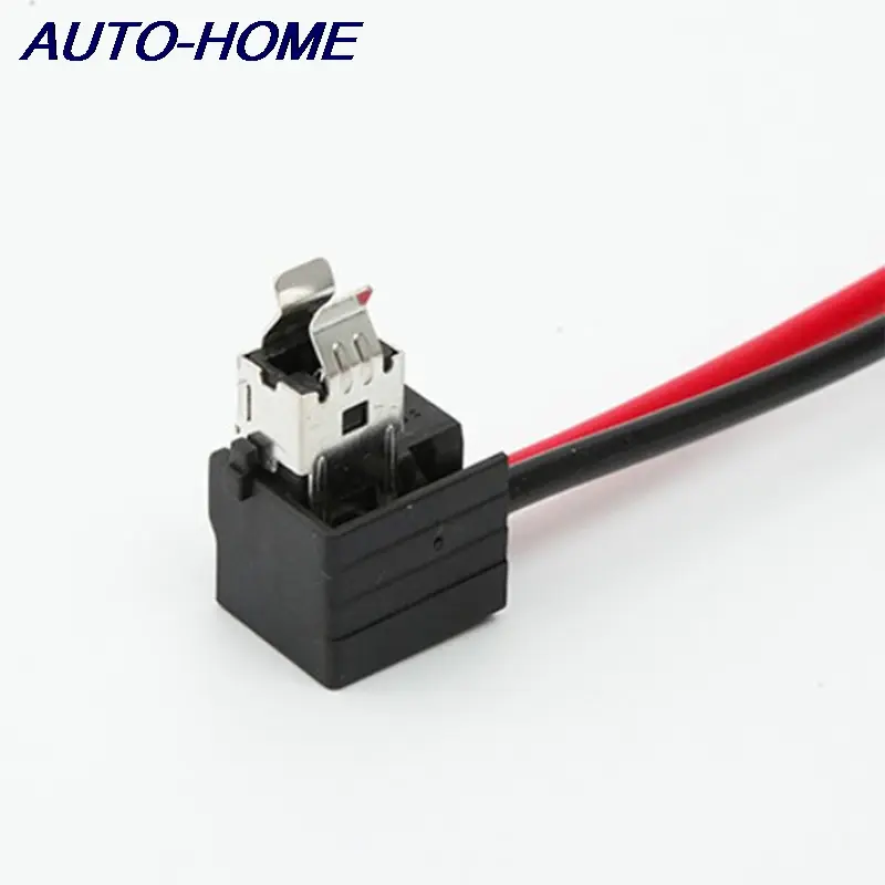 2Pcs Headlight Bulb Socket Wiring Harness Connector Plug Adapter Line For H1 Bulb Car Headlight Connection Socket