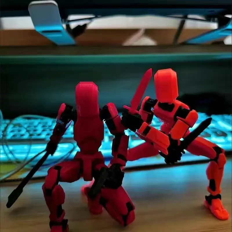 Multi-Jointed Movable Shapeshift Robot 2.0 3D Printed Mannequin Dummy 13 Action Figures Toys Kids Adults Parent-children Game