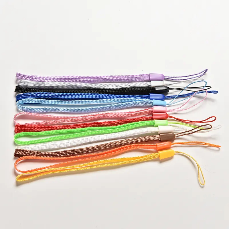 20Pcs Nylon Wrist Hand Strap Lanyard for Mobile Cell Phone Camera USB MP4 PSP Straps Random color