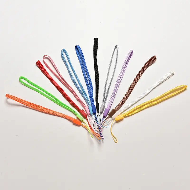20Pcs Nylon Wrist Hand Strap Lanyard for Mobile Cell Phone Camera USB MP4 PSP Straps Random color