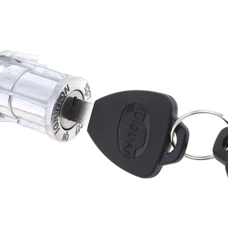 1pc New Universal Battery Chager Mini Lock with 2 keys For Motorcycle Electric Bike Scooter E-bike Electric Lock