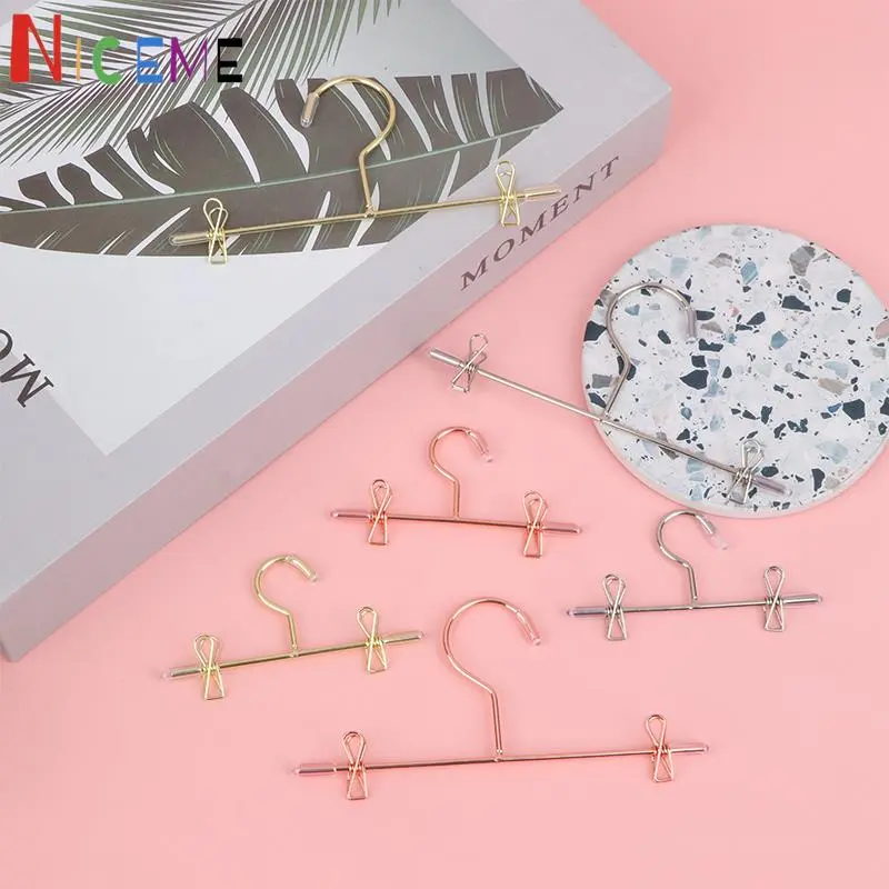1PCS Dollhouse Miniture Hangers clothes Hangers for Doll Wardrobe Clothes Toy gift Decoration Accessories
