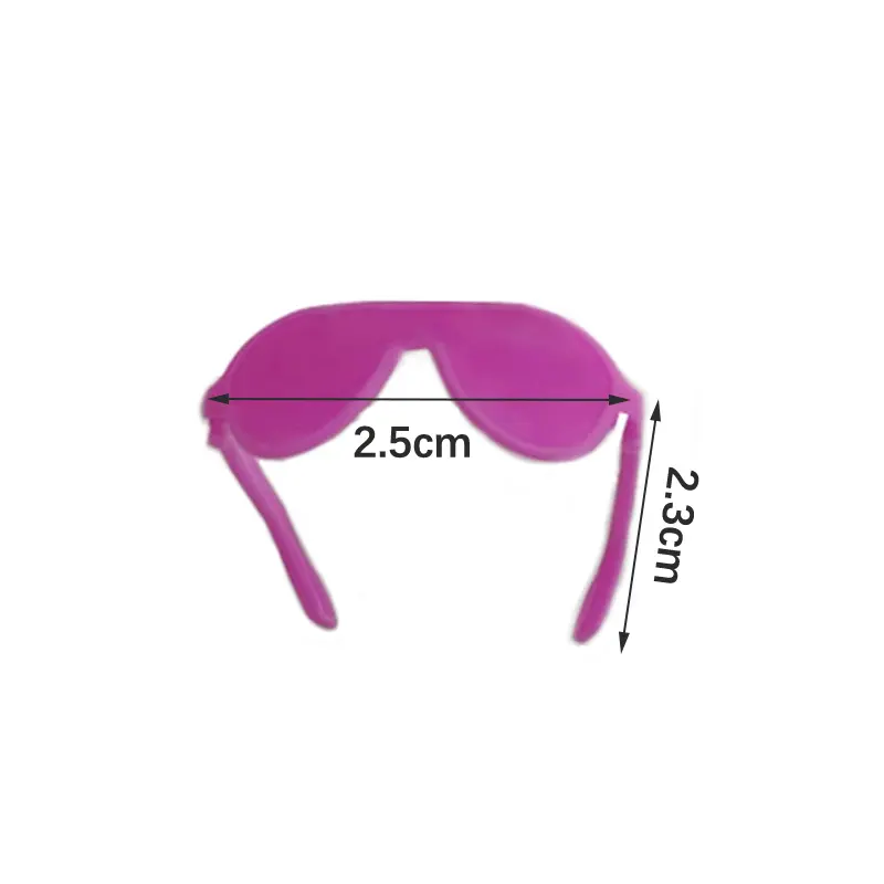 20pcs Dolls Accessories Mini Plastic Glasses For High Dolls For  Dolls House Kids Toy Party Glasses