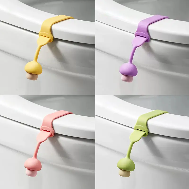 Toilet Lid Lifter Seat Handle Holder Toilet Lid Lift Tool Seat Ring Flapper Bathroom Sanitary Closestool Holder Toilet Seat Lid