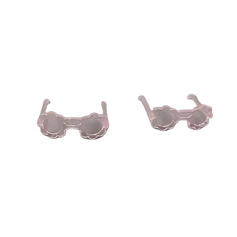 20pcs Dolls Accessories Mini Plastic Glasses For High Dolls For  Dolls House Kids Toy Party Glasses