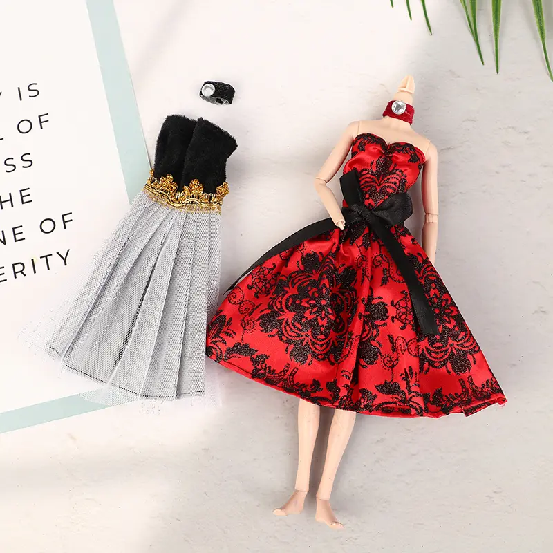 Doll Clothes Banquet Party Beautiful Dress For 11.5inch Doll Sexy Fashion Doll Accessories,Dress For Girls