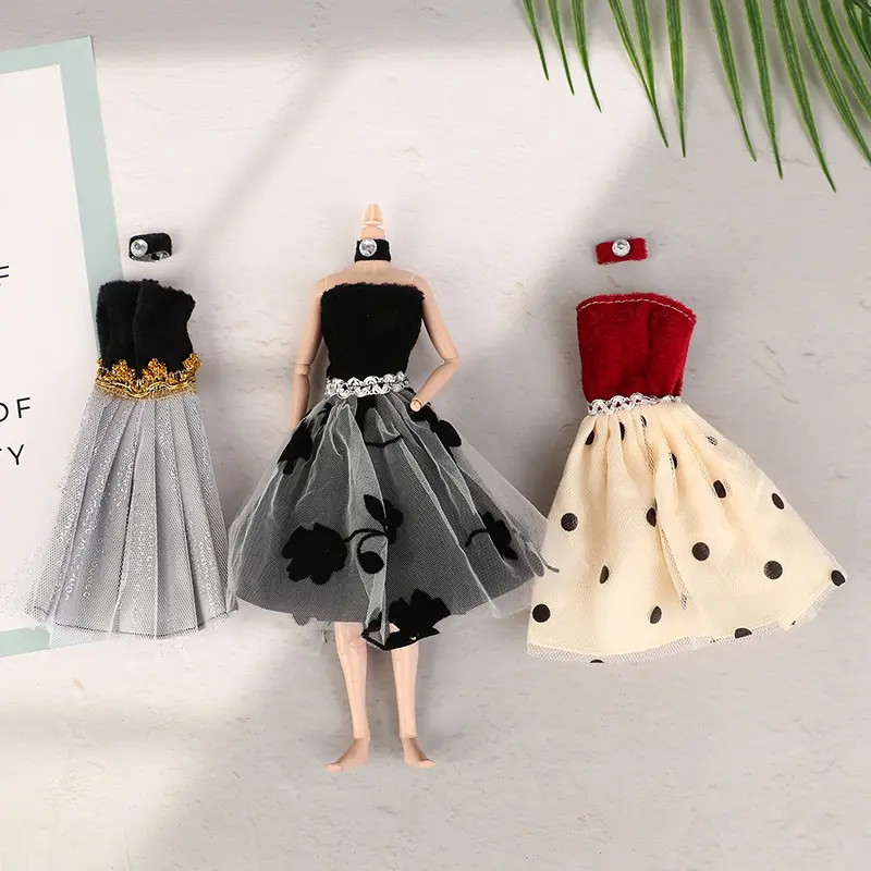 Doll Clothes Banquet Party Beautiful Dress For 11.5inch Doll Sexy Fashion Doll Accessories,Dress For Girls