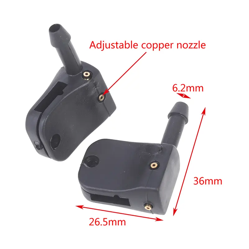 2Pcs Car Washer Nozzle Spray Jet Fit For Mercedes-Benz Vito W638 Sprinter Mounted onto Wiper Arm Pair For Ssangyong