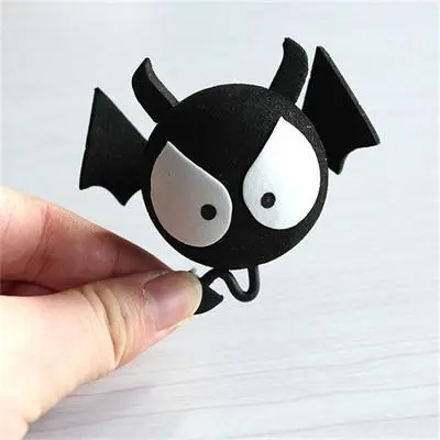 1PC Hot Big Eyes BAT Antenna Ball Aerial Topper Balls Toppers Cartoon Car Roof Decoration For Car