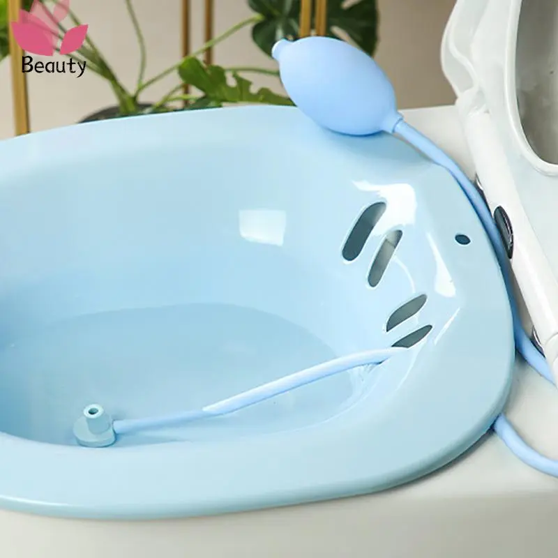 1Pcs Toilet Seat Bidet Sitz Bath Tub Postpartum Care Disabled Basin Perineal Soaking No Squatting