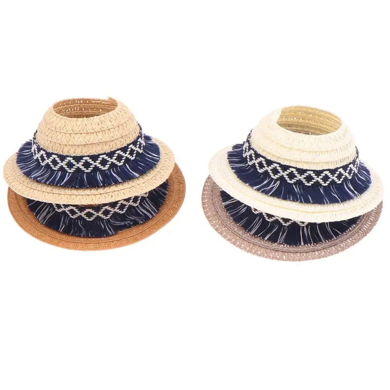 Mini Doll Straw Hat Empty Top Plush Dolls Clothes Accessories Cute Dolls Decoration Pretend Play Toys