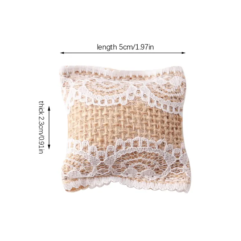 1:12 Dollhouse Miniature Lace Pillow Sofa Pillow Cushions Doll Furniture Decoration Toy Dolls House Home Accessories