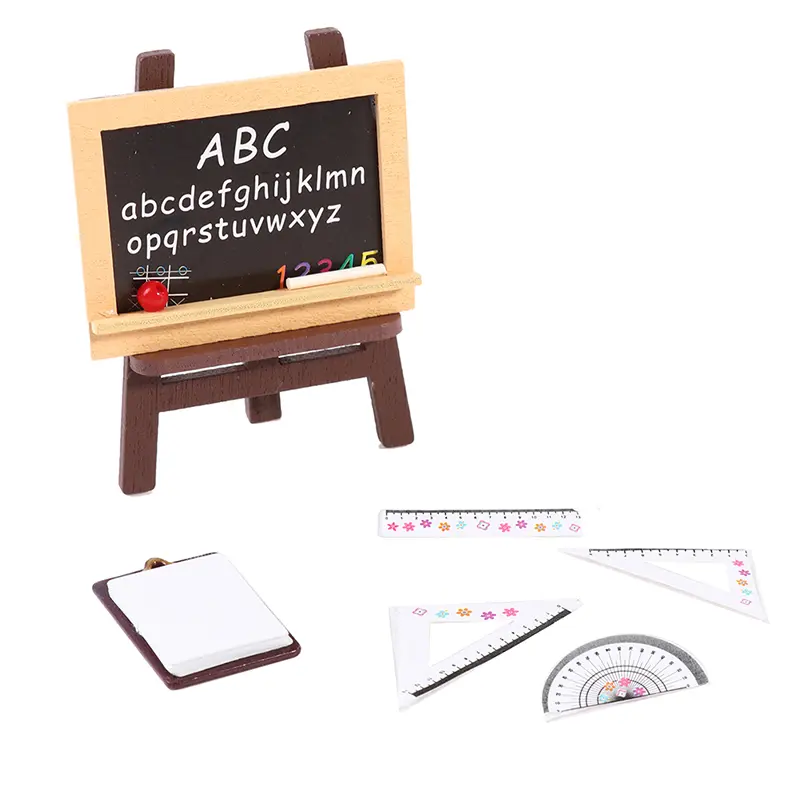 14Pcs School supplies Doll Accessories for Dollhouse Best Gift Toy for Girl Doll