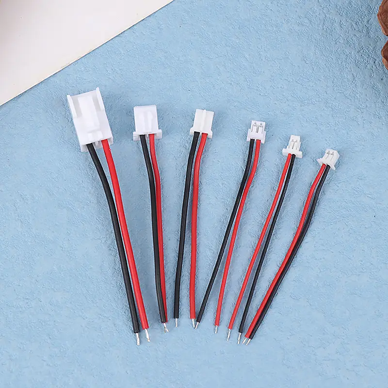 10Pcs Small Mini JST 1.0/1.25/1.5/2.0/2.54/3.96mm PH 2.0mm XH 2.54mm 2 Pin Male Female Plug Jack Connector Cable Wire