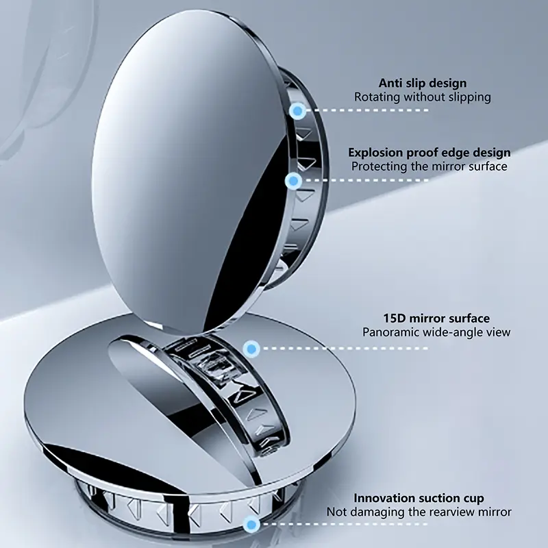 2Pcs Blind Spot Mirror For Car Traffic Mirror Car Rear View Mirror Full Vision 360 Wide Anger Parking Assitant Convex Mirror