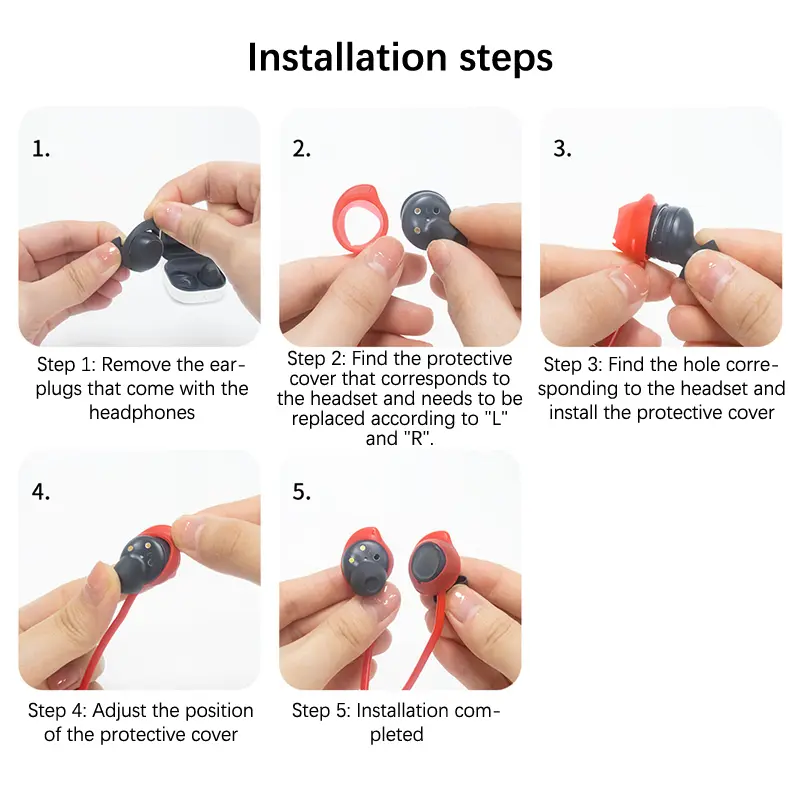 Anti-Lost Strap For Galaxy Buds FE Earbuds Strap Earphones Holder Rope Cable Headset Silicone Neck String Lanyard