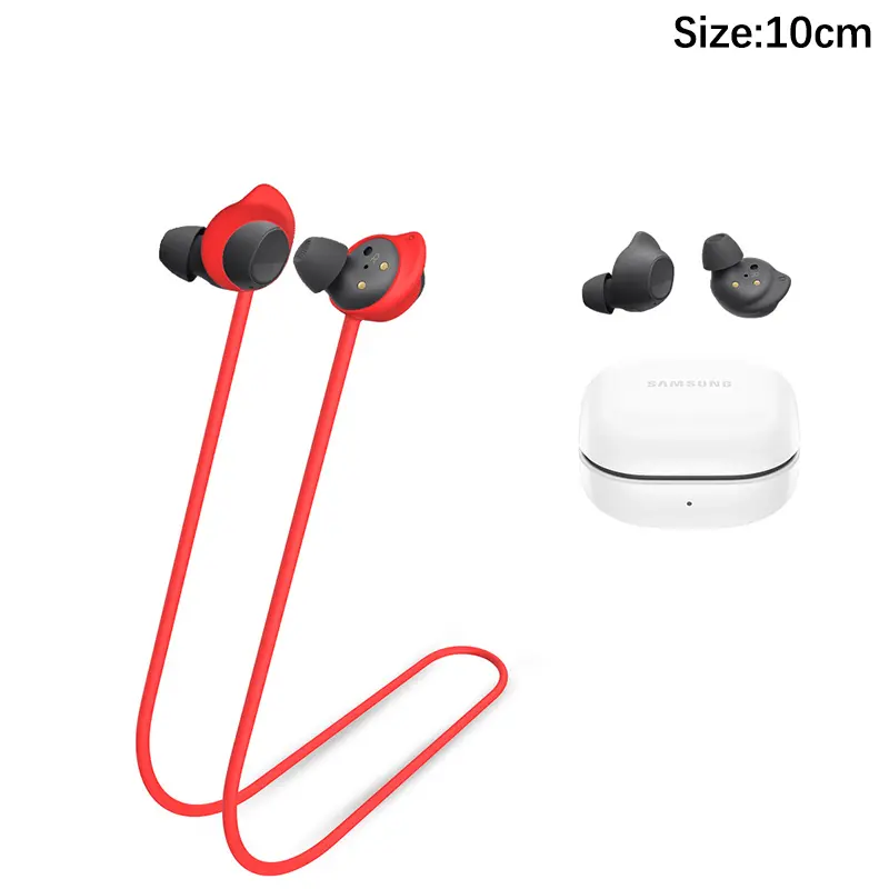 Anti-Lost Strap For Galaxy Buds FE Earbuds Strap Earphones Holder Rope Cable Headset Silicone Neck String Lanyard