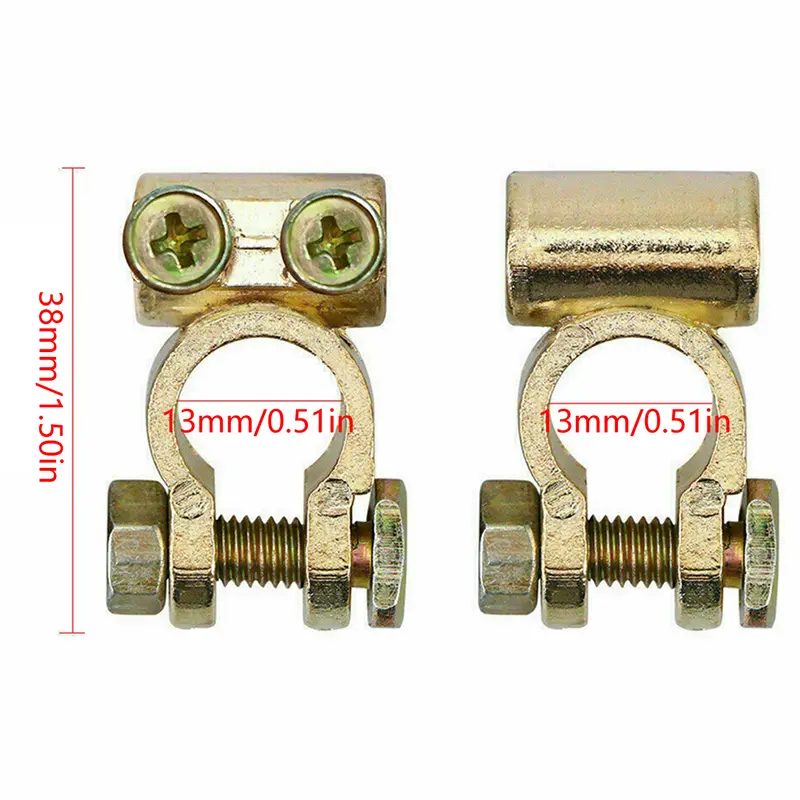 1 Pair 12V Leisure Battery Terminals Connectors Clamps Car Caravan Motorhome Quick Release Battery Terminal