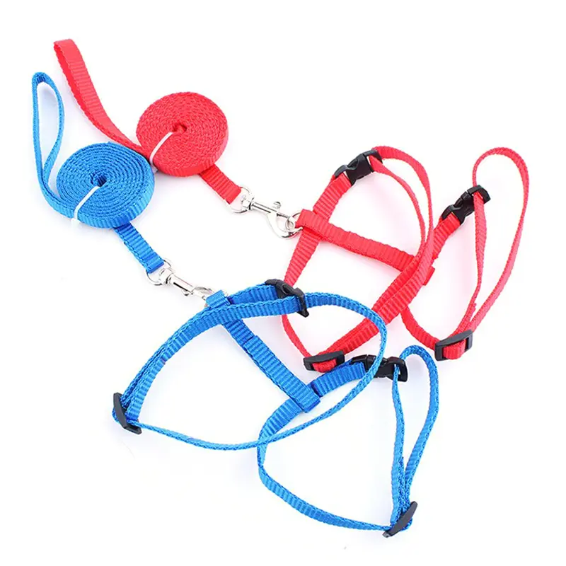 Cat Collar Harness Leash Adjustable Nylon Kitten Halter Collar Pet Traction Puppy Dog Cat Product Pet Harness Belt